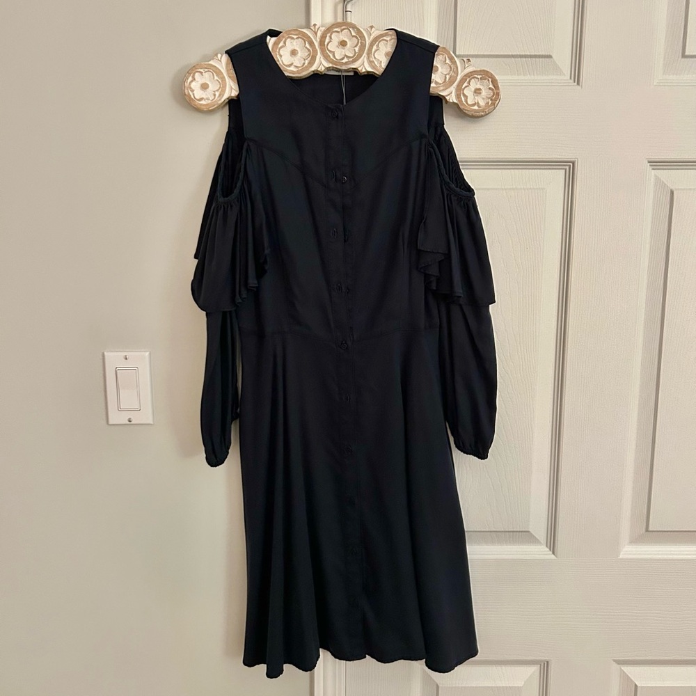 Elegant Cold Shoulder Dress